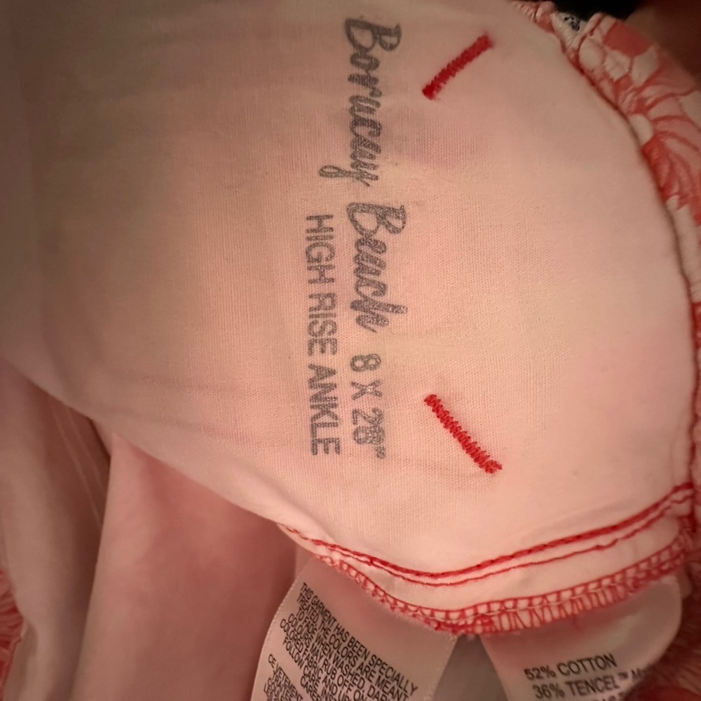 Tommy Bahama Pink Floral Women Jeans - Picture 5 of 5